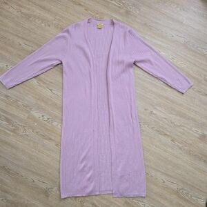 Daisy Soft Pink Ribbed Cardigan